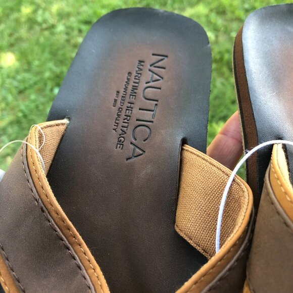 Marshalls Nautica Sandals Adain Brown Style # JN5871 Color Brown US Size 9 main image 4